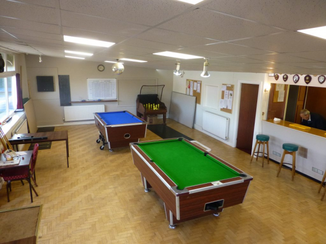 Grange clubhouse pool tables
